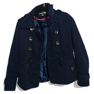 Navy Blue Soft Coat